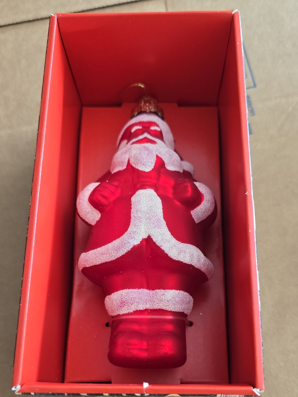 John Derian Santa Ornament